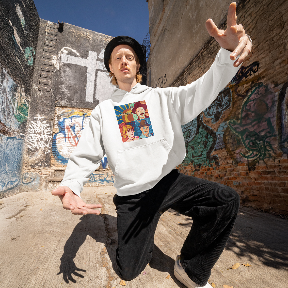 URAGÁN Mikina s kapucňou unisex